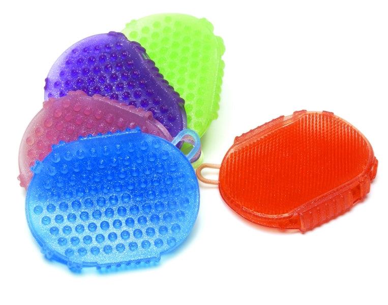 EQUI ESSENTIALS JELLY GLITTER TWO SIDED SCRUBBER - TackN'Bark