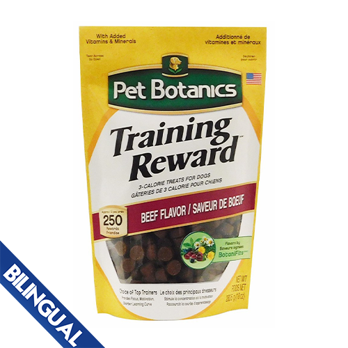 PET BOTANICS® TRAINING REWARD BEEF DOG TREAT