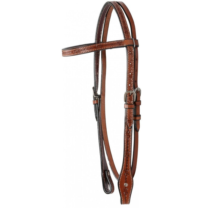 COUNTRY LEGEND BARB WIRE BROWBAND HEADSTALL - TackN'Bark