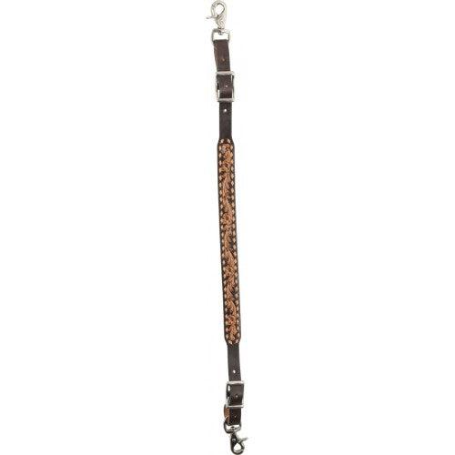 COUNTRY LEGEND TAN BEADED INLAY WITHER STRAP - TackN'Bark