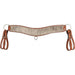 COUNTRY LEGEND TRIPPING COLLAR WITH BRINDLE COWHIDE OVERLAY AND STAINLESS STEEL SPOTS - TackN'Bark