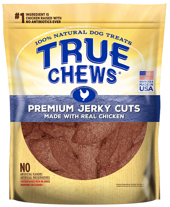 TRUE CHEWS PREMIUM JERKY CUTS WITH REAL CHICKEN DOG TREATS - TackN'Bark