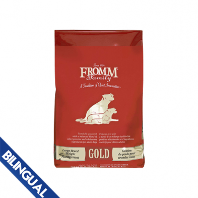FROMM GOLD LARGE BREED WEIGHT MANAGEMENT DRY DOG FOOD - TackN'Bark