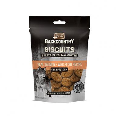 MERRICK® BACKCOUNTRY® SALMON + WHITEFISH RECIPE FREEZE-DRIED RAW COATED BISCUITS - TackN'Bark