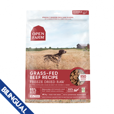 OPEN FARM® GRASS-FED BEEF FREEZE-DRIED RAW DOG FOOD