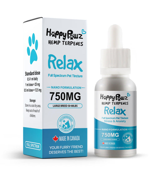 HAPPY PAWZ Targeted Tincture Blend - Relax Tincture - TackN'Bark